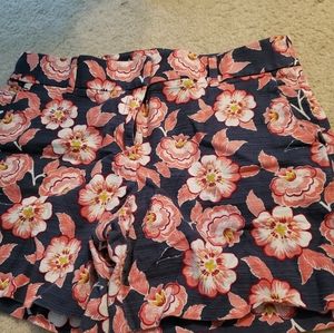 Loft floral shorts